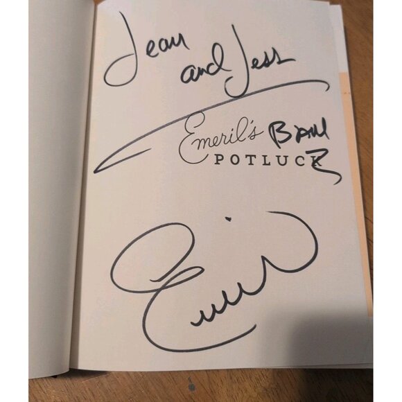 Emeril's Potluck By Emeril Legasse  2004 First Edition Autographed/signed - Picture 2 of 11